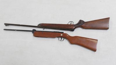 A BSA .177 calibre break-action air rifle, a Diana Model 70 .117 break-action air rifle (2).