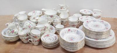 A quantity of Royal Standard floral tea and dinner ware, Royal Grafton 'Malvern' coffee set and other floral part dinner and tea services.